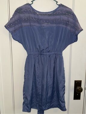 C. Luce Dress with sash and eyelet details - size small